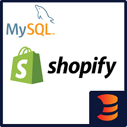 Shopify to MySQL Loader logo